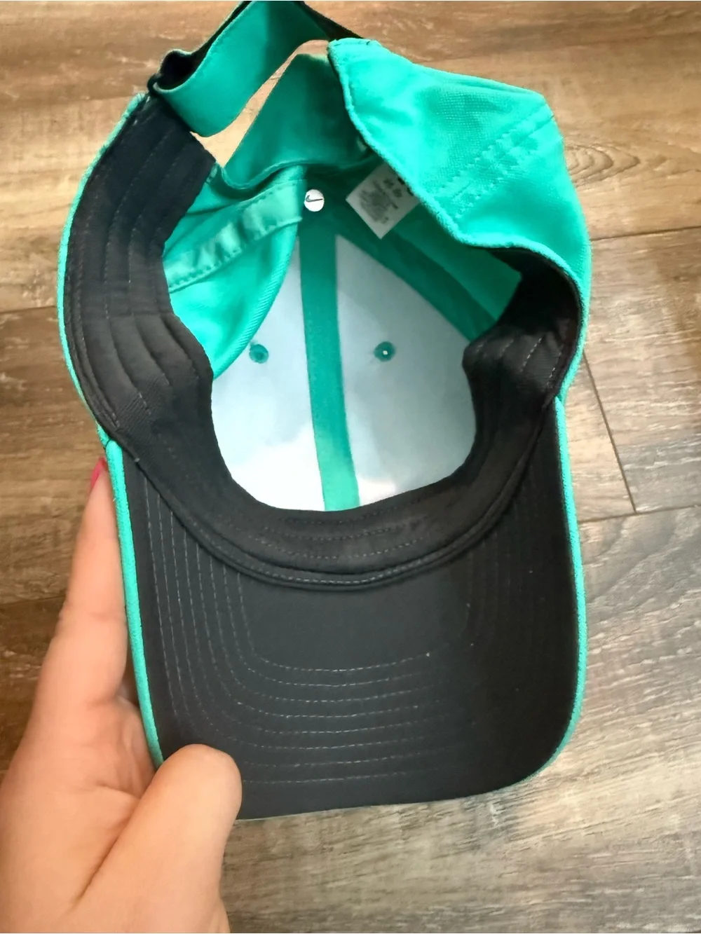Nike Women's Teal/White Swoosh Baseball Cap